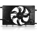 Engine Cooling Radiator Fan Assembly Fit for Chevrolet Cruze 2011-2016, Cruze Limited 2016, Fit for Buick Verano 2012-2017, Reference Number 13450284, 13427161, 13450232