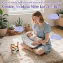 Nursing Pillow & Breastfeeding Pillow Ergonomic C-Shape for Breastfeeding & Bottle Feeding, Standard Size Breathable with Washable Cover, Hypoallergenic,Tummy Time & Sitting Support (0-12Months)