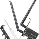 Ubit WiFi Card 6E 5400Mbps for Intel (6GHz&5Ghz&2.4GHz) PCIe WiFi Card, BT 5.2, PCIe Network Card with OFDMA,Ultra-Low Latency, Supports Windows 10/11 (64bit)