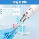 FOUR E'S SCIENTIFIC Lab Homogenizer 8000-30000rpm with Stand, High-Speed Handheld Homogenizer Emulsifier with 10mm 316L Stainless Steel Probe 1mL-250mL