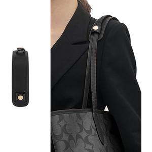 Jiesinlov Microfiber Leather Shoulder Strap Pads Replacement Cushion Strap Covers for Tote Bags Detachable (Black)