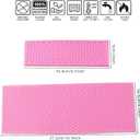 2Pcs Silicone Honeycomb Fondant Cake Mold, Lace Mat Mould, Embossing Mat, Kitchen Baking Cooking Tool