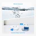 5 Pack Water Leak Detectors for Home, Stechro 4 Levels Adjustable Audio 0-120dB Water Sensor Alarm Leak Detector with Leak and Drip Alert, IP66 Water Leak Sensor for Basements Kitchen Sink Laundry