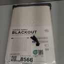 100% Blackout Shield Linen Blackout Curtains for Bedroom 84 Inches Long, Back Tab/Rod Pocket Living Room Drapes, Thermal Insulated Blackout Curtains 2 Panels Set, 50" W x 84" L, Cream