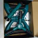 Joeys Sprinkler for Yard, Rotating Garden Sprinkler with 3 Adjustable Arms, Weighted Base, Expandable Connection, Lawn and Yard Sprinklers (Green)