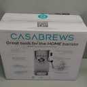 CASABREWS 3700 Essential Espresso Machine 20 Bar, Stainless Steel Cappuccino & Latte Machine with Steam Frother for Home, 43.9oz Water Tank, Coffee Gift for Women & Men, Silver