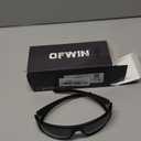 Polarized Sports Sunglasses for Men Women Unbreakable Frame Cycling Fishing Wrap Around Sunglasses UV400 Protection (1-black Frame/Gray Lens)