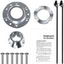 MVWX655DW1 WTW5000DW3 WTW5000DW1 MVWX655DW2 Hub Replace W10528947 W10396887, W10324651-ba All-metal Washing Machine Drum Mounting Hub Replacement for Whirlpool Basket Driven Hub Kit