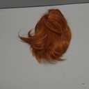 Miss U Hair Short Straight Ginger Bowl Cut Wig with Bangs for Men 60s style Cosplay Wig for Halloween Party