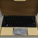 TECKNET Wireless Keyboard and Mouse Combo, Mini Cordless Computer Keyboard and Mouse Set 2.4GHz, Silent Adjustable 1600 DPI, Quiet Click, Lag-Free for Computer, Laptop, PC, Windows, Mac, Chrome OS (Black)