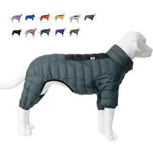 ArmyGreen Dog Jumper, Windproof, Reflective - Dirigible Winter Jacket, Small