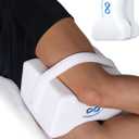Everlasting Comfort Memory Foam Leg & Knee Pillow for Side Sleepers - FSA/HSA Eligible Sciatica Pain Relief Leg Pillow for Side Sleeping - Adjustable Strap