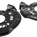 NewYall Front Left and Right Brake Dust Shield Cover for Toyota | for Toyota Sequoia 2008-2022, Tundra 2007-2021