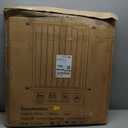 WAOWAO Triple Lock Baby Gate Extra Wide 72.04-76.77" Pressure Mounted Walk Through Swing Auto Close Safety White Metal Dog Pet Puppy for Stairs, Doorways, Kitchen