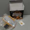 20V Max LED Work Light for Dewalt: Portable 92W 9200LM 8" Battery Worklight,3 Modes LED Flashlights Flood Light with USB & Type-C & Low Voltage Protection for Outdoor Construction (No Battery)