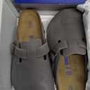 Birkenstock Women's Boston Suede Clogs (14-14.5 Women/12-12.5 Men, Iron)