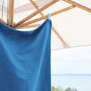 Super Towel for Sports, Travel & Beach  Extra Large, Lightweight, Compact, Absorbent, Quick-Drying, Soft Microfiber Suede  For indoors, outdoors, pool, gym, camping (Blue+Yellow, XL (60x32"))