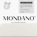 Mondano Stone Bath Mat, Diatomaceous Earth Shower Non Slip Bathroom Mat Quick Dry Stone Mat, Stone Dish Drying Mat, Stone Bath Mats for Bathroom, Diatomaceous Earth Hard Rug (Pebble White)