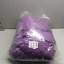 CozyLux Full Size Comforter Sets Purple, 7 Pieces Bed in a Bag, Purple Comforter Full Size, All Season Bedding Sets with Stitch Quilted Comforter, Flat Sheet, Fitted Sheet, Pillowcases