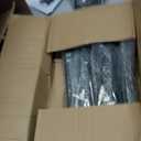 Home Office Chair No Arms with Wheels, Adjustable Height Small Desk Chair, PU Leather Mid Back 360 Swivel Computer Chair, Armless Modern Walnut Chair for Office, Reading Meeting Room(Beige) (MCM Style)