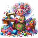 ARPADAMO Diamond Art Kits for Adults, 5D Weaving Diamond Painting DIY Weaving Granny Diamond Art Diamond Painting Kits for Adult, Round Full Drill Diamonds, Diamond Art Kits for Home Decor-14x14inch