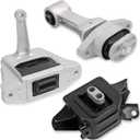 Engine Motor Mount & Transmission Mount Kit Compatible with Hyundai Kia Vehicle Elantra 1.4T 1.6T 2.0L 2017-2020, Ioniq 2017-2022, Forte 2019-2020 Replaces# A71207 A71210 A71100 21830F2100 (3PCS)
