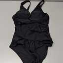 J.E Sterguard Girls'One Piece Swimsuit Teen Cover The Belly Beach Sport Girls Bathing Suits, Girls Black Swimsuits Size 12 XL, 1280-B
