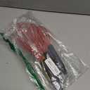 Anaeat Silicone Whisk, Thick Stainless Steel Wire Inner - Heat Resistant Kitchen Whisks for Non-Stick Cookware, Balloon Egg Beater for Whisking, Blending, Beating, Frothing & Stirring (Red) (9+11+12 inch, 3 Pcs Red)