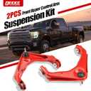 2PC Front Upper Control Arms for Chevy Silverado Sierra 2500HD 3500HD, Suburban, GMC Yukon XL 2500, Front Upper Control Arms Polyurethane Bushings-K620054