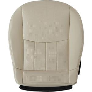 Priprilod Leather Perforated Driver Side Bottom Replacement Seat Cover Tan Fit for Mercedes-Benz C280 2006 2007