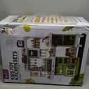 Kids Kitchen Playset, Play Kitchen with Stove, Grill, Sink, Play Food, ToyKitchen Accessories, Cooking Kitchen with Lights Sound Steam, Pretend Play Toys for Kids Toddler Birthday Gifts