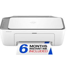 HP DeskJet 2923 Wireless All-in-One Color Inkjet Printer, Scanner, Copier, 6 Month Trial of Instant Ink Included, AI-Capable (B18JWA)