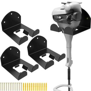 (3 Pack) Garage Organizer Trimmer Rack, Wall Mount Garden Power Tool Hanger Weed Holder,Weed Wacker Wall Rack Garage Tool Organizer for Grass Trimmer, Hedge Trimmer,Garage Tool