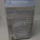 Real Feel 2-in-1 Potty with Wipes Storage, Flushing Sounds & Disposable Liners - Realistic Toilet - Easy to Clean & Assemble - Jool Baby (Gray)