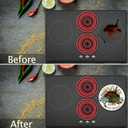 Spring Floral Electric Stove Burner Covers4 Pcs Farmhouse Decor Round Stove Burner Cover8 Inches and 10 InchesGas Stove Burner Cover,Metal Cooktop Flowers Decorative Home Decor,Kitchen Decor