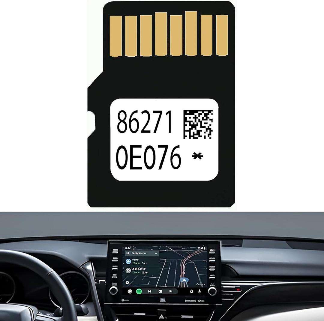 2024 Navigation SD Card Update 86271 0E076, SD Navigation Card GPS Map System Compatible with Toyota 4Runner Avalon Camry Corolla Highlander Prius Sequoia Sienna Tacoma Tundra Rav4 | USA & Canada
