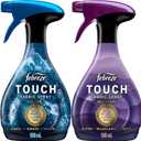 Febreze Touch Fabric Spray, Air Freshener, Odor-Fighting Fabric Refresher, Couch and Linen Spray, Sneaker Balls Alternative, Ocean and Mountain Scent, Multicolor, 16.9oz, 2ct