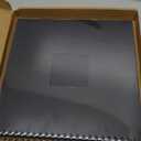 Juvale Spiral-Bound Scrapbook Album - Silk Ribbon Cover for Wedding Scrapbook - Durable Hardcover Black Paper Photo Albums - Complete Scrapbooking Supplies Kit, 80 Pages - 12.25 x 12.25 in, Black