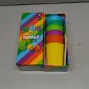 Regal Games - Farkle Fiesta Classic Dice Game w/ 6 Colored Dice Sets, 6 Convenient Dice Cups for Easy Shaking, & 20 Score Sheets - Fun Family Game for Travel, Camp - Ideal for 2-4 Players (Ages 8+)