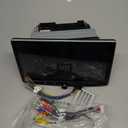 Single Din Car Stereo with Wireless Carplay Android Auto, 32G Android 10.1 Inch Rotatable Touch Screen Radio with GPS/WiFi/Bluetooth/FM/RDS/SWC+Camera