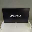 SANSUI Monitor 24 Inch 100Hz PC Monitor, HDMI VGA Ports VESA Mount, FHD Computer Monitor Ultra-Slim Ergonomic Tilt Eye Care for Home Office (ES-24F2, HDMI Cable Included)