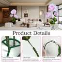 Giant Artificial Flower 3PCS 3D Realistic Waterproof Fake Flowers Durable Easy Maintenance Perfect for Home Garden Weddings Events Christmas Graduation Party Decorations (3PCS-Roses-Pink)