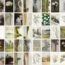 97 Decor Vintage Wall Art Decor - 40 Pcs Vintage Prints For Wall Decor Aesthetic, French Country Wall Collage Kit Landscape Painting Nature Pictures For Bedroom (4x6) (UNFRAMED)