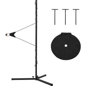 Baseball & Softball Swing Trainer, Portable Hitting Trainer System with Adjustable Height | Rotating Ball, Batting Practice Equipment for All Skill Levels