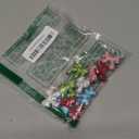 10 Pack Rhinestone Bow Shaped Beads for Beadable Pens Crystal Bowknot Loose Large Spacer Bead Charms for DIY Keychain Earring Necklace Jewelry Making Chirsmas Color (Bow 5 Color B)