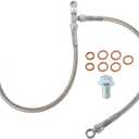 Silver Turbo Oil Feed & AVCS Line Kit  Compatible with Subaru WRX 2006-2014 WRX STi 2004-2021 LGT 2005-2009 FXT 2004-2008