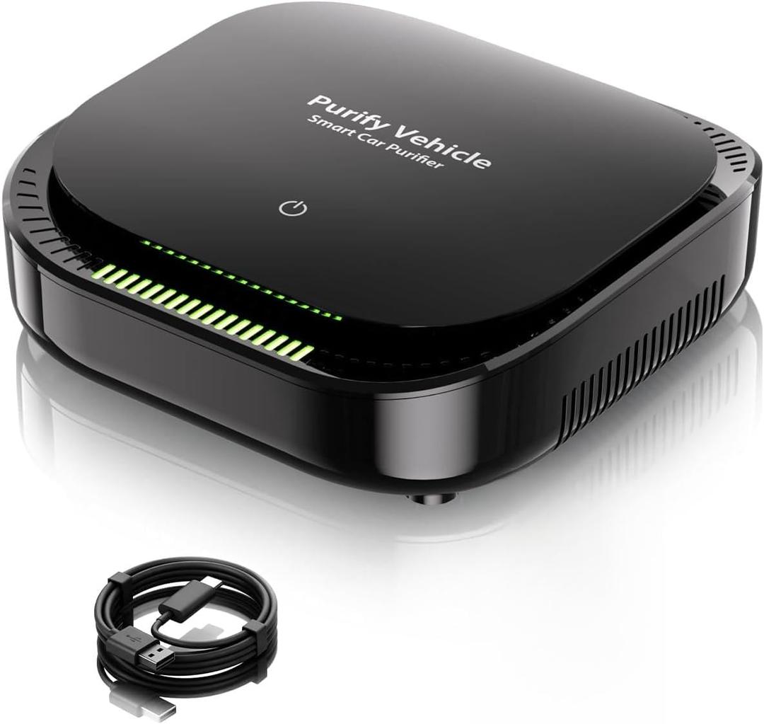 HEPA Air Purifiers For Car,True H13 HEPA Fliter Air Purifier For Smoke,Dust,Pet Odors and VOCs,99.9% Removal to 0.1Microns - Car Hepa Air Purifier For Traveling