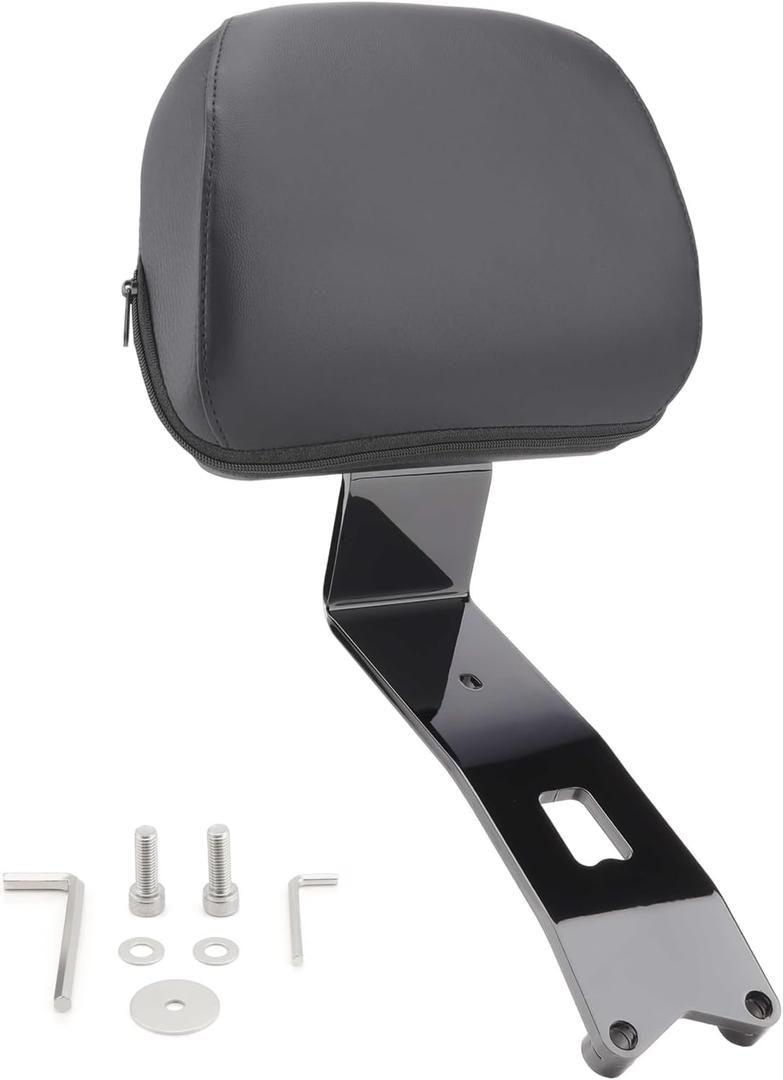 Motorcycle Driver Backrest Rider Backrest Backpad Mount Kit Compatible with Indian Scout Sixty/Bobber/Classic Solo Seat 2025