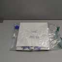 Outus 42 Pcs Winter Christmas Party Decorations 3D Snowflake Hanging Decoration Set 3D Hanging Snowflake Decor Pendant for Christmas Winter Party New Year Home(2 Inch, 3 Inch, 3.9 Inch,Blue)