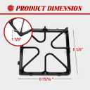 WB31K10034 Cast Iron Rack Grate Replacement Parts For GE Burner Grate Stove Parts General Electric Gas Range Parts Stove Surface Top Grate